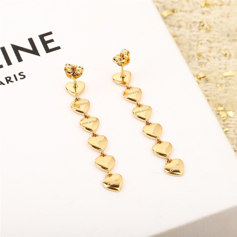 Ch**el multi-heart earrings