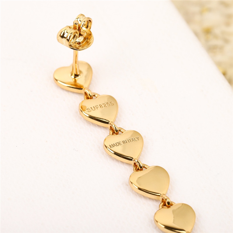 Ch**el multi-heart earrings