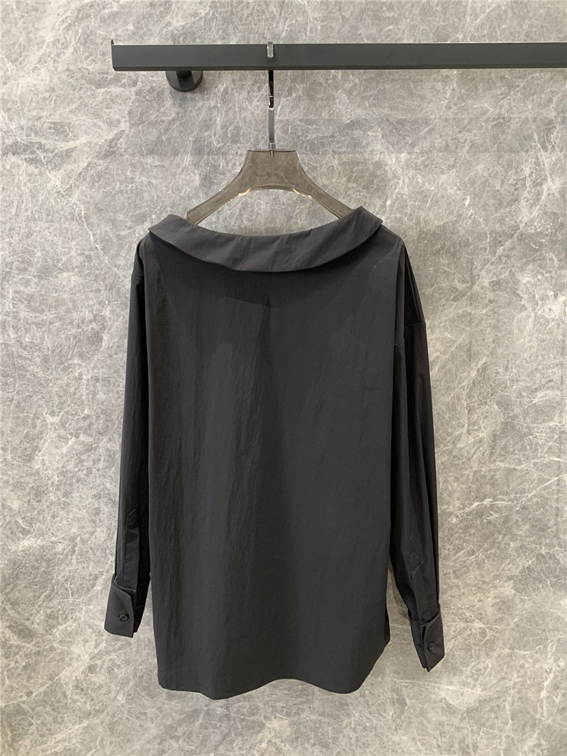 D10r irregular off-shoulder long-sleeved shirt replicas clothes