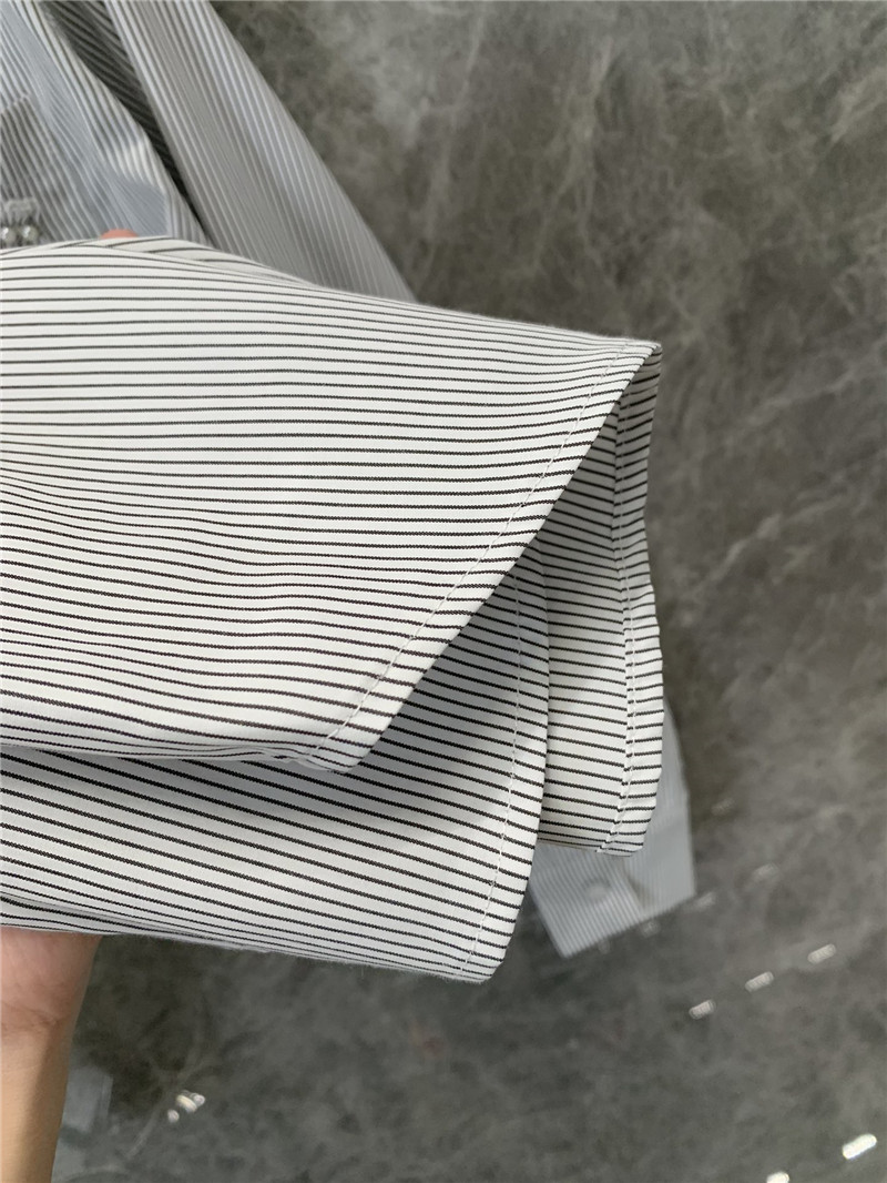 Ch**el pearl logo striped long sleeve shirt replica d&g clothing