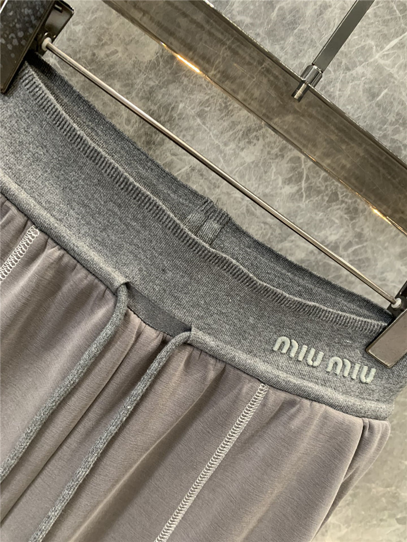 M1um1u casual wide-leg pants replica clothing