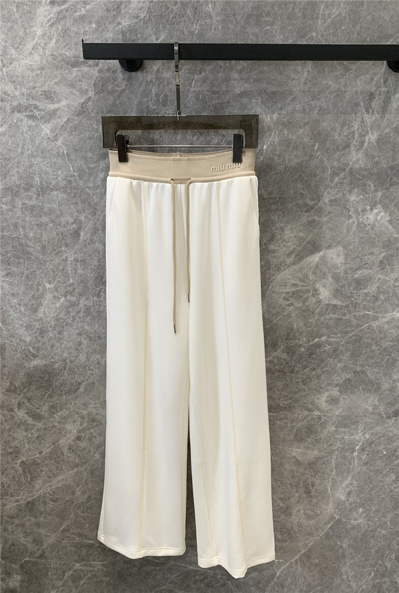M1um1u casual wide-leg pants replica clothing