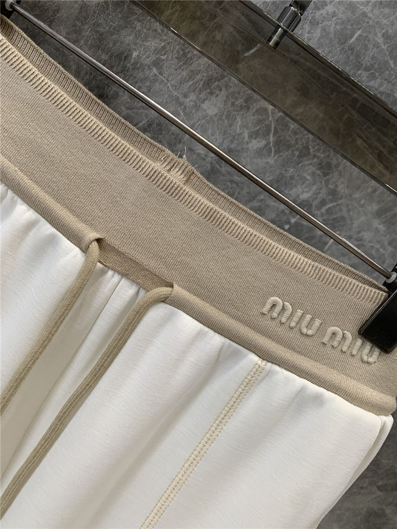 M1um1u casual wide-leg pants replica clothing