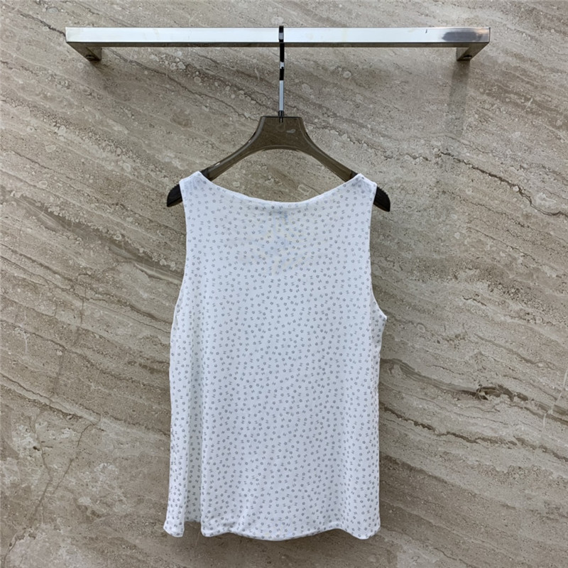 Ch**el sleeveless loose vest replica designer clothes
