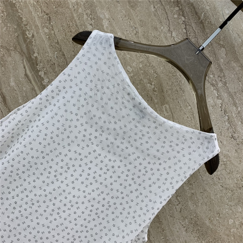 Ch**el sleeveless loose vest replica designer clothes