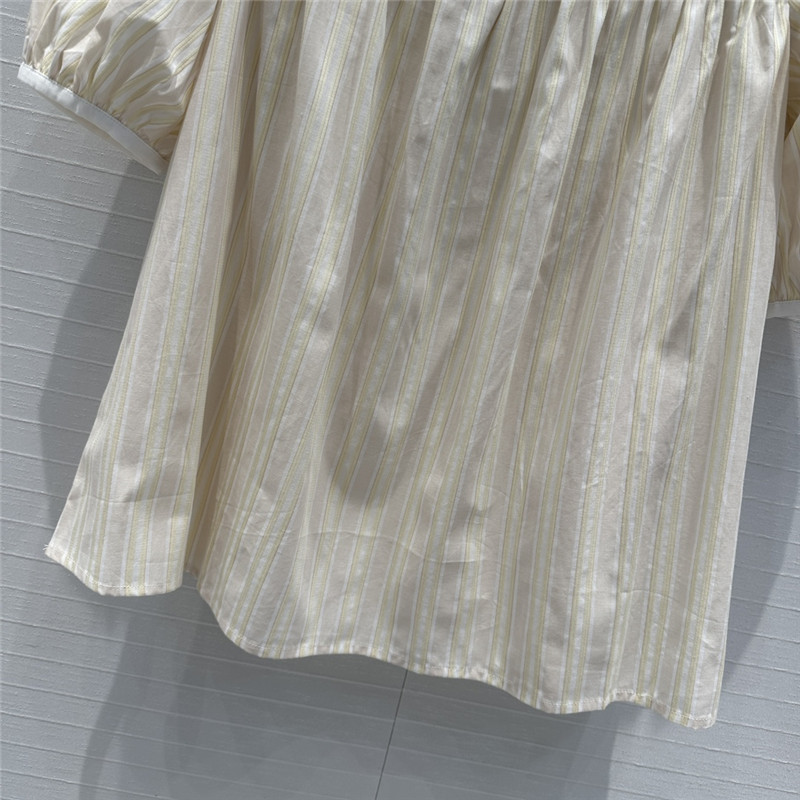 Chloé color-block striped boat neck shirt replica clothes