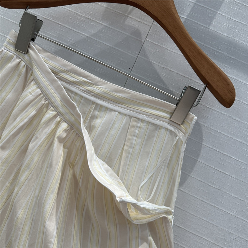 Chloé crochet hollow trim striped shorts replica d&g clothing