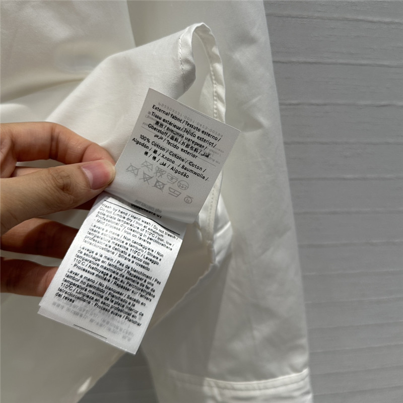 Va1e*ntin0 french elegant hibiscus flower white shirt replica clothes