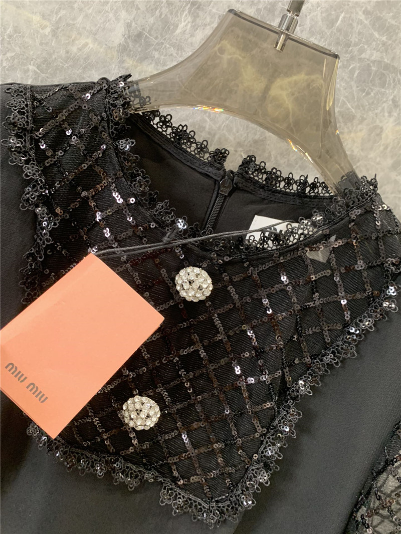 M1um1u short-sleeved a-line dress replica clothing sites