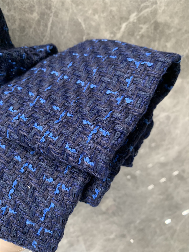 Ch**el blue tweed camisole dress replica clothing