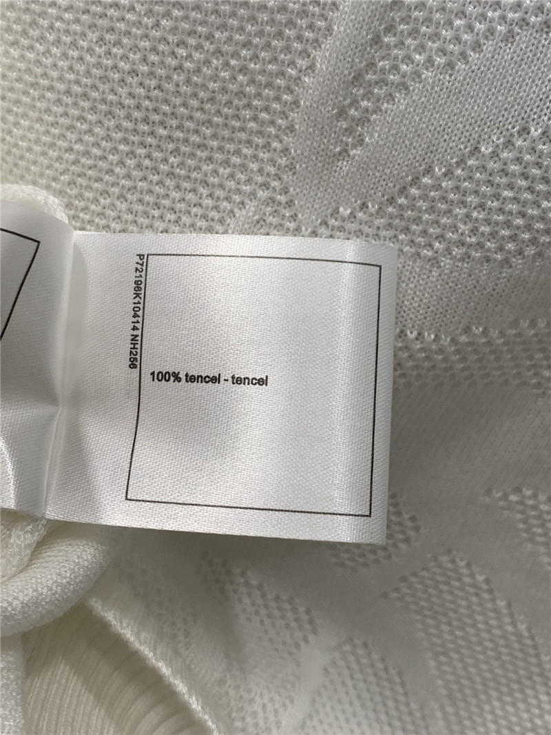 Ch**el v-neck single-breasted jacquard knit cardigan replica clothes