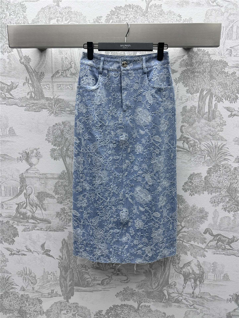 Ch**el jacquard vest skirt suit replica designer clothes