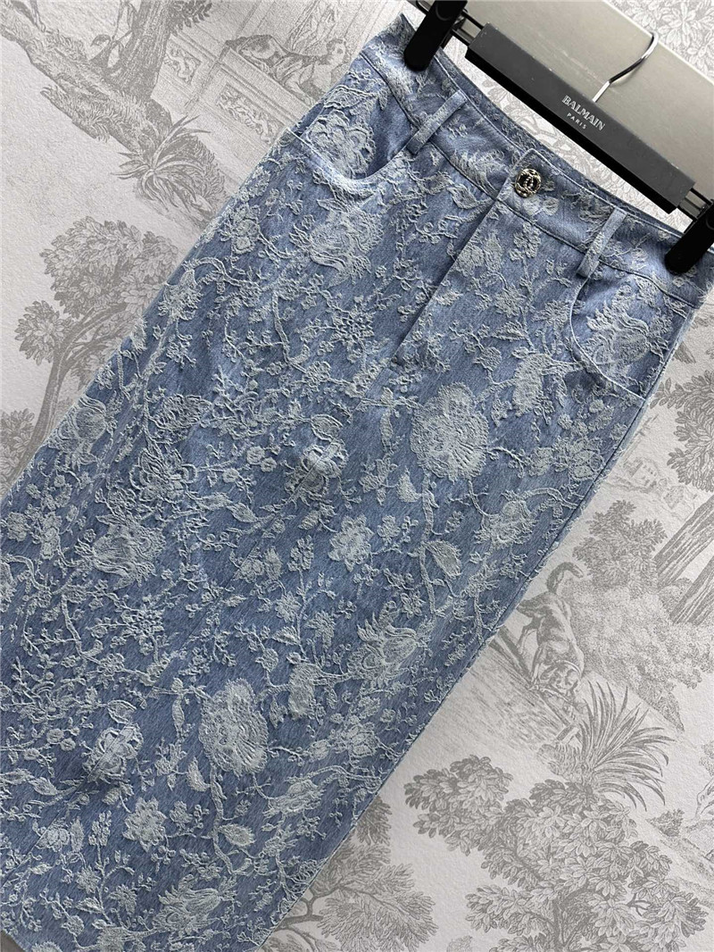 Ch**el jacquard vest skirt suit replica designer clothes