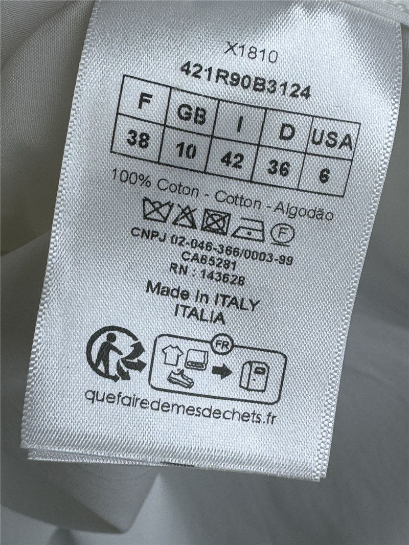 D10r white belted sleeveless shirt dress