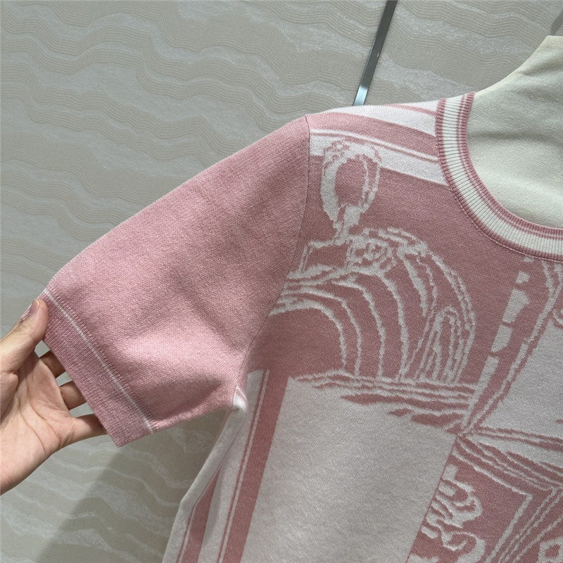 H**me5 knitted wool top replica d&g clothing