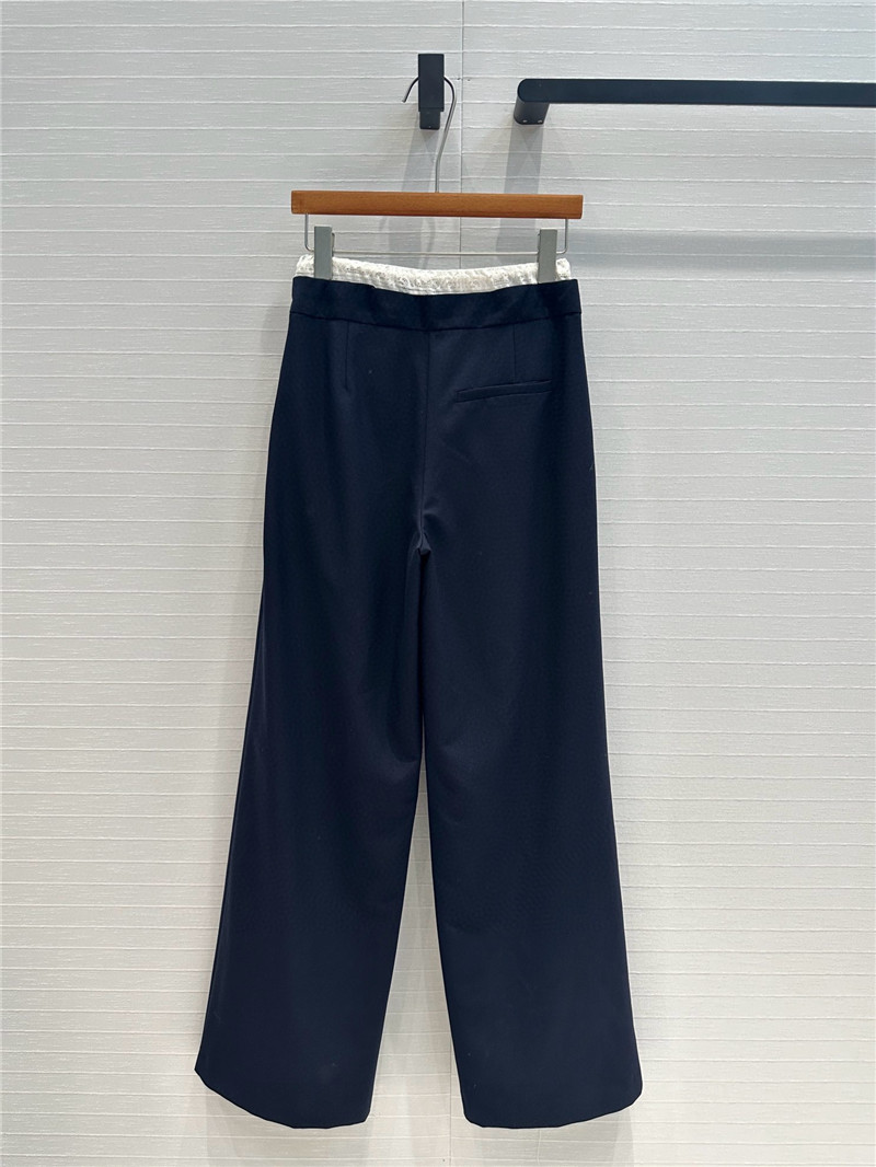 M1um1u fake two piece straight wide leg pants replica designer clothing websites