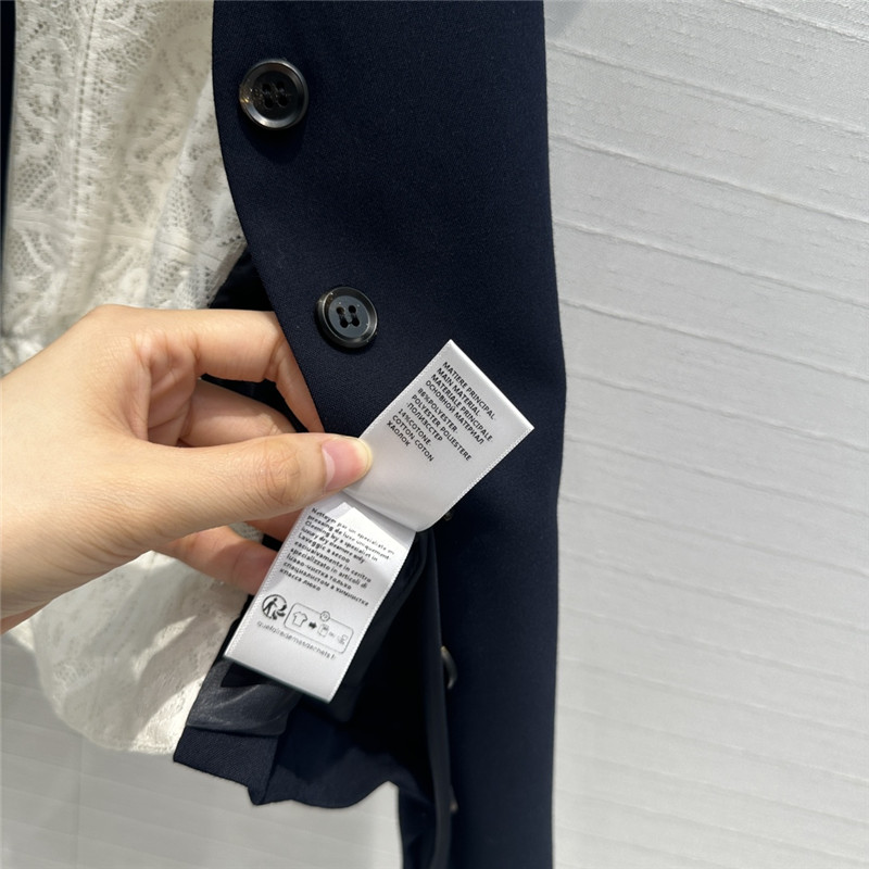 M1um1u lace patchwork button vest replica d&g clothing