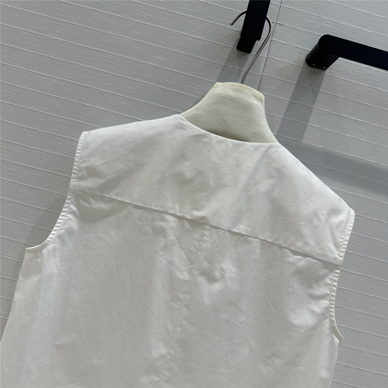 D10r palace style patchwork collar sleeveless shirt replica clothes