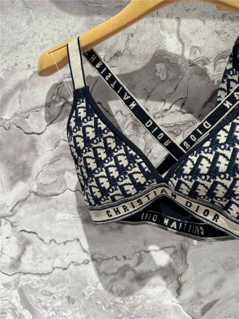 D10r classic monogram inner wear two-piece set replica clothing