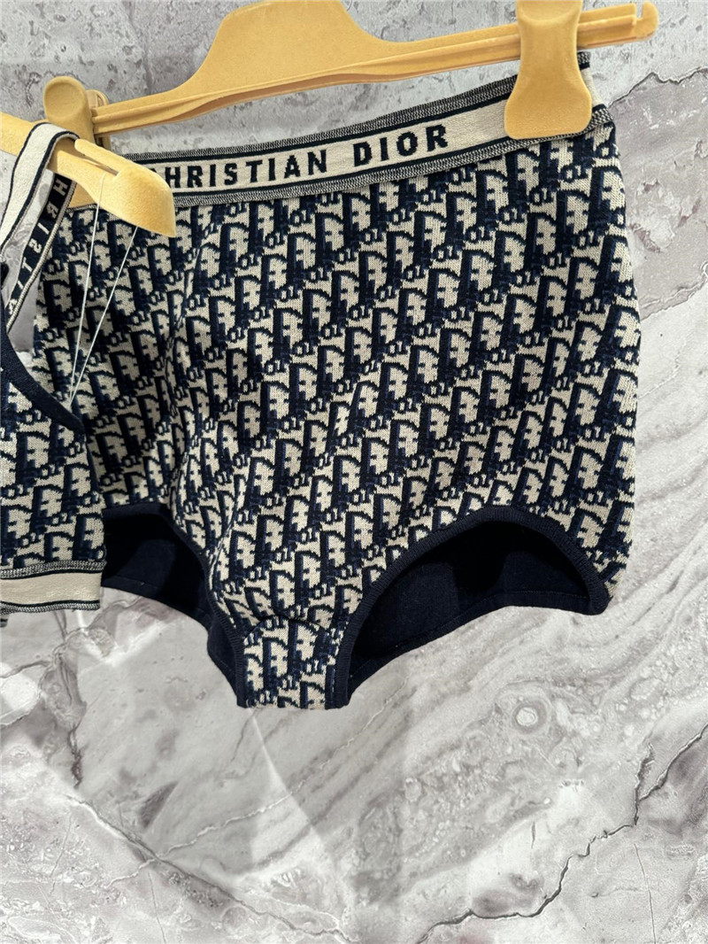 D10r classic monogram inner wear two-piece set replica clothing