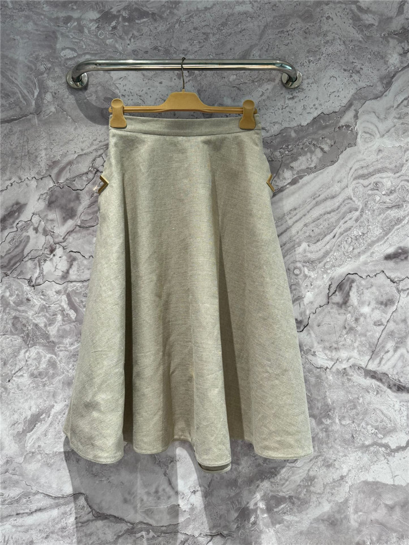 Va1e*ntin0 linen skirt replica d&g clothing