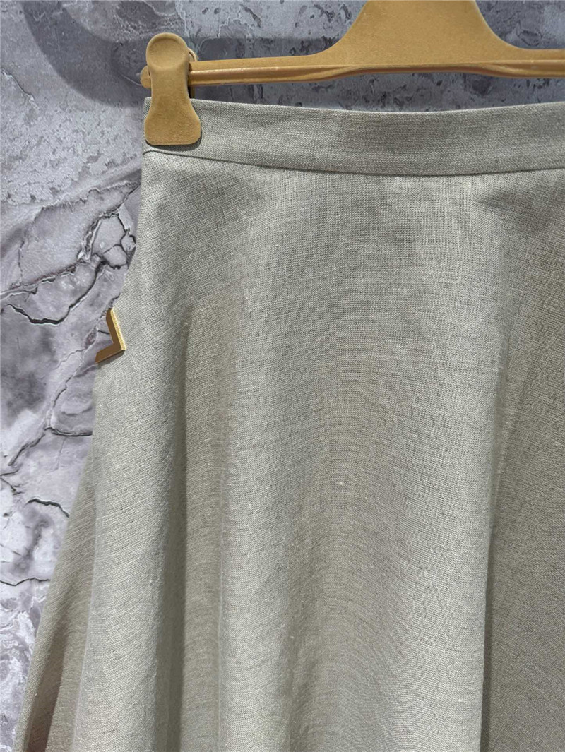 Va1e*ntin0 linen skirt replica d&g clothing