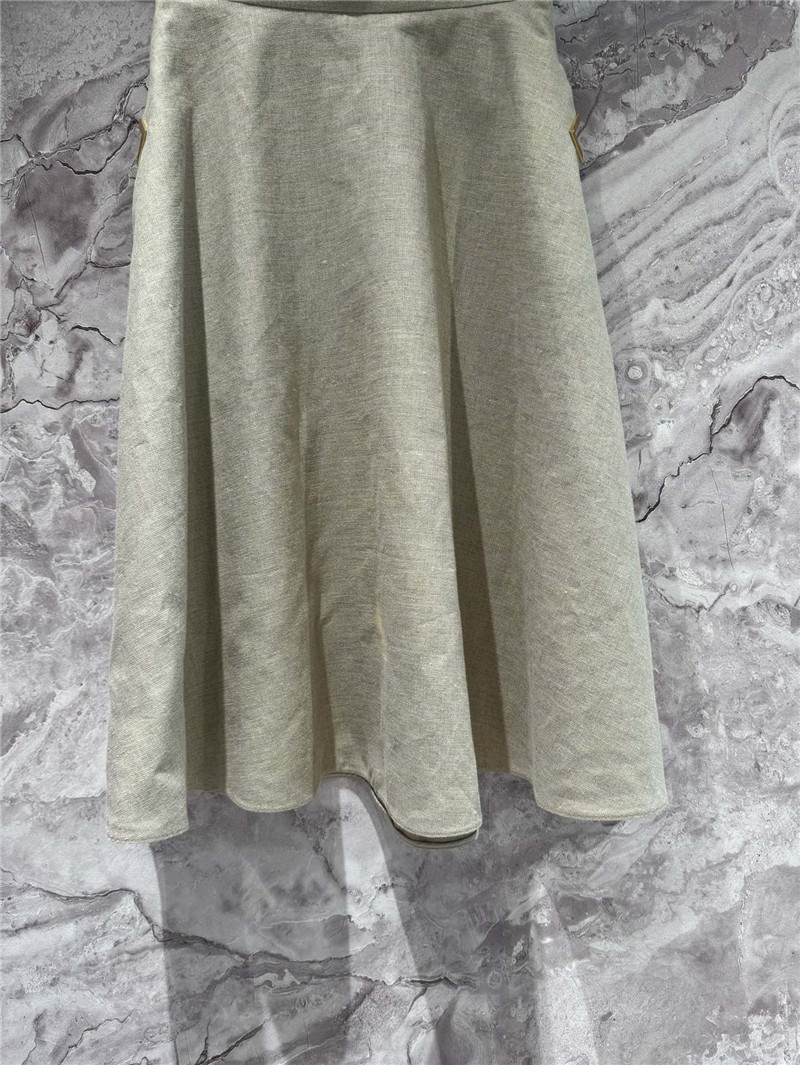 Va1e*ntin0 linen skirt replica d&g clothing