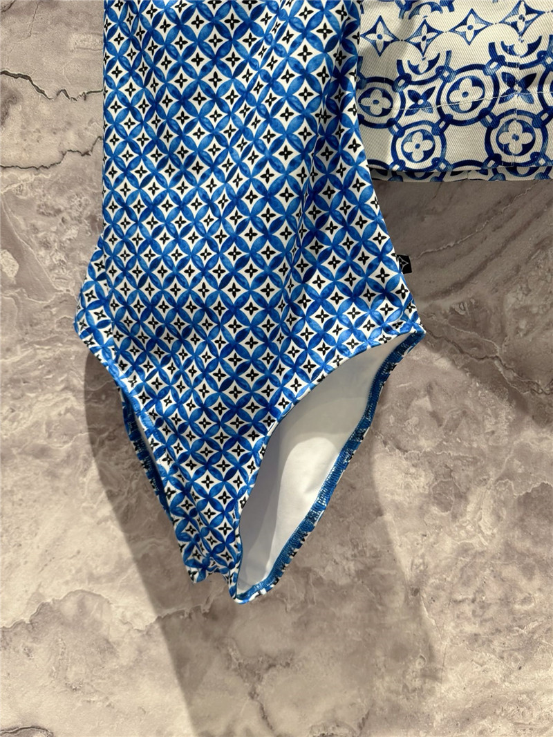 l0vis Vvtt0n lv blue and white porcelain swimsuit replicas clothes