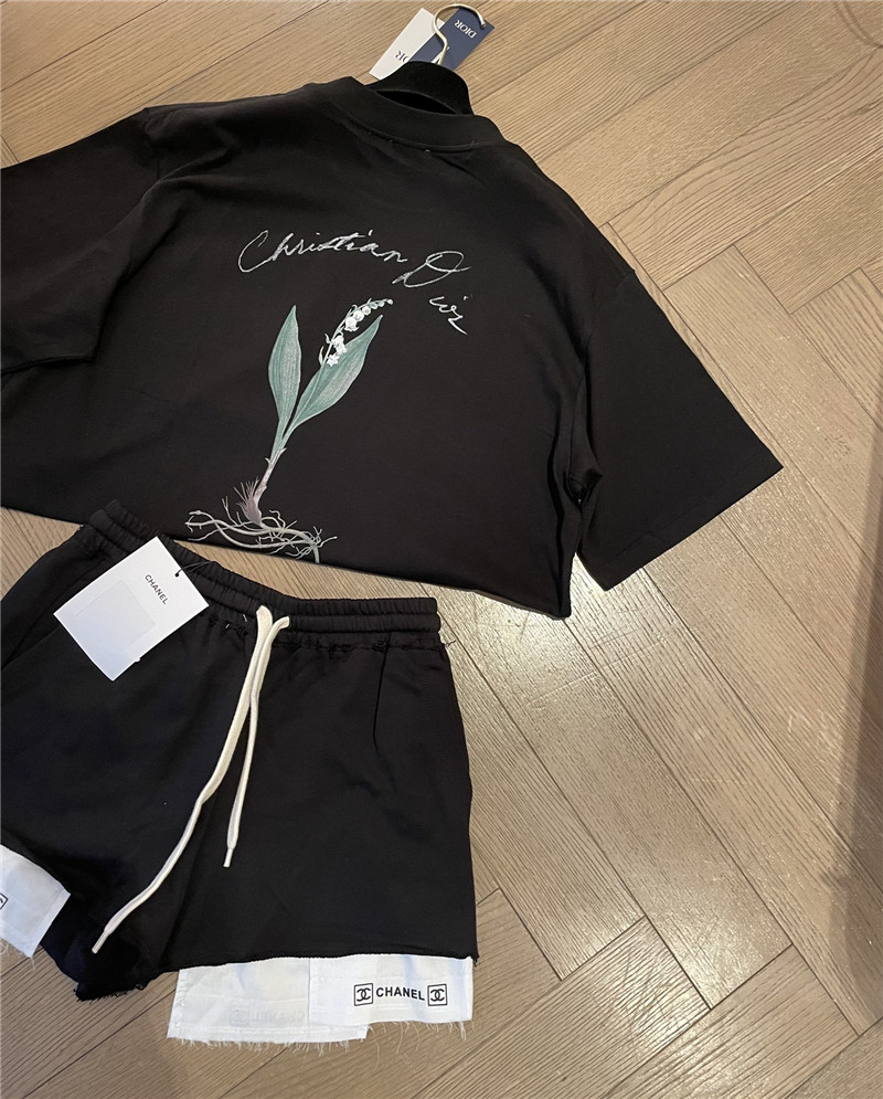 D10r grass print short sleeves replica designer clothes