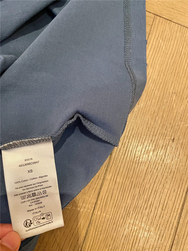 D10r printed hole short sleeve replicas clothes