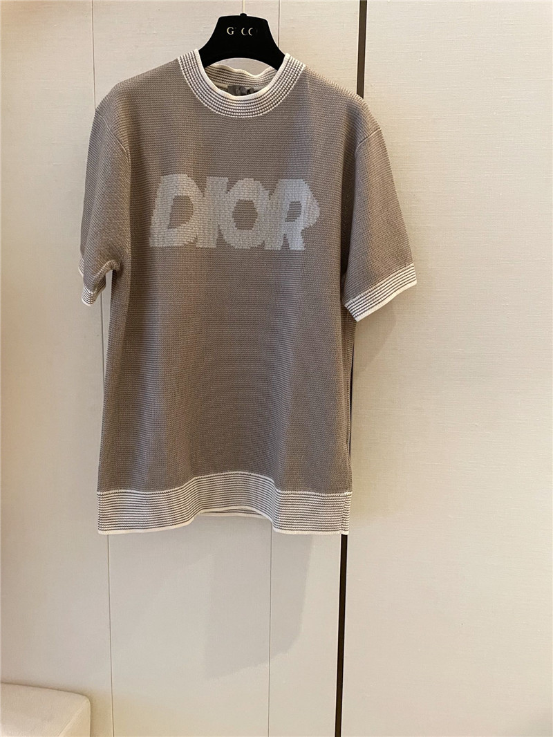 D10r resort style series knitted short-sleeved replica clothes