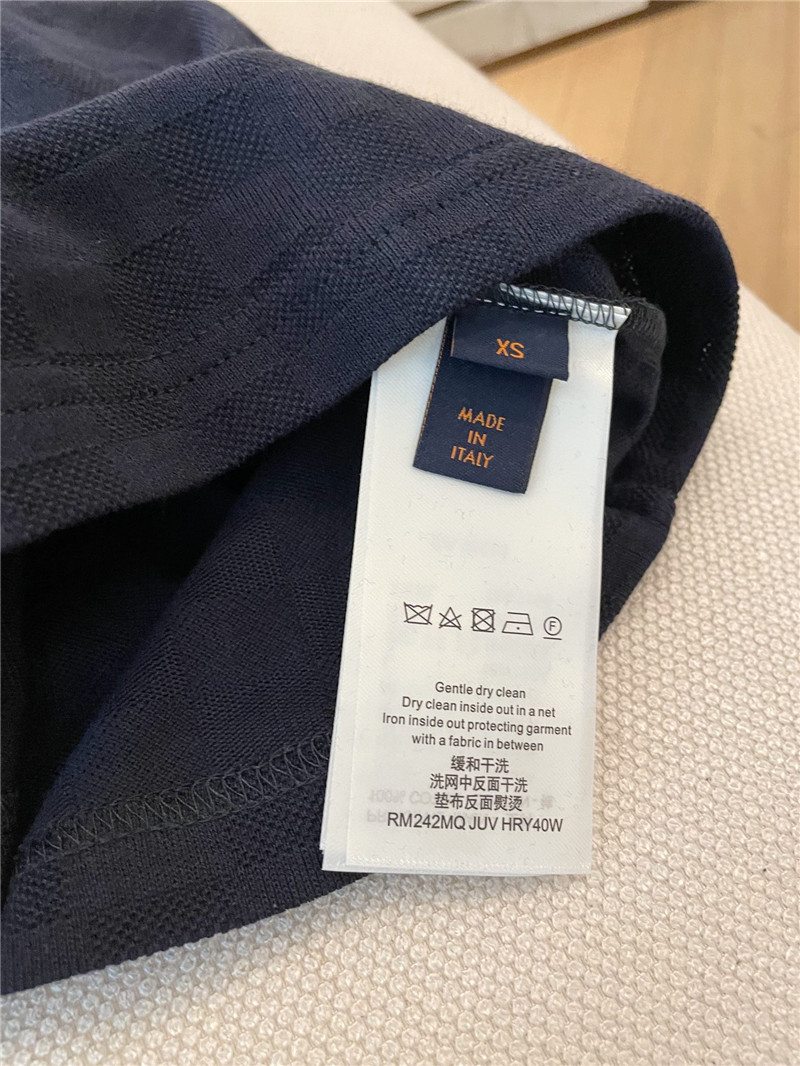 l0vis Vvtt0n lv new dark pattern short sleeve replica clothing