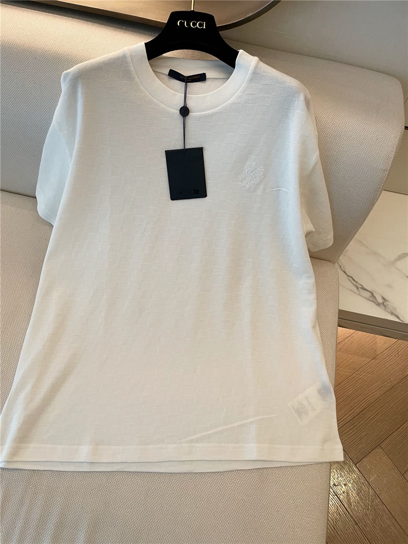 l0vis Vvtt0n lv new dark pattern short sleeve replica clothing