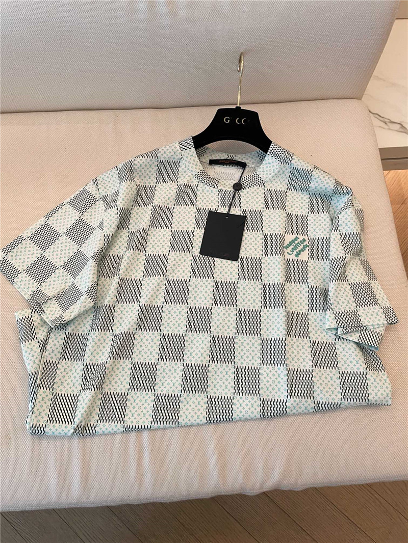 l0vis Vvtt0n lv plaid short sleeve replica clothing sites