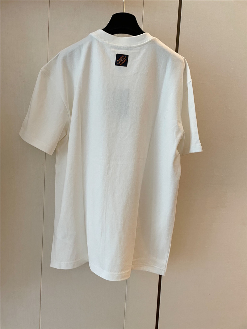 l0vis Vvtt0n lv sequins beaded t-shirt replica d&g clothing