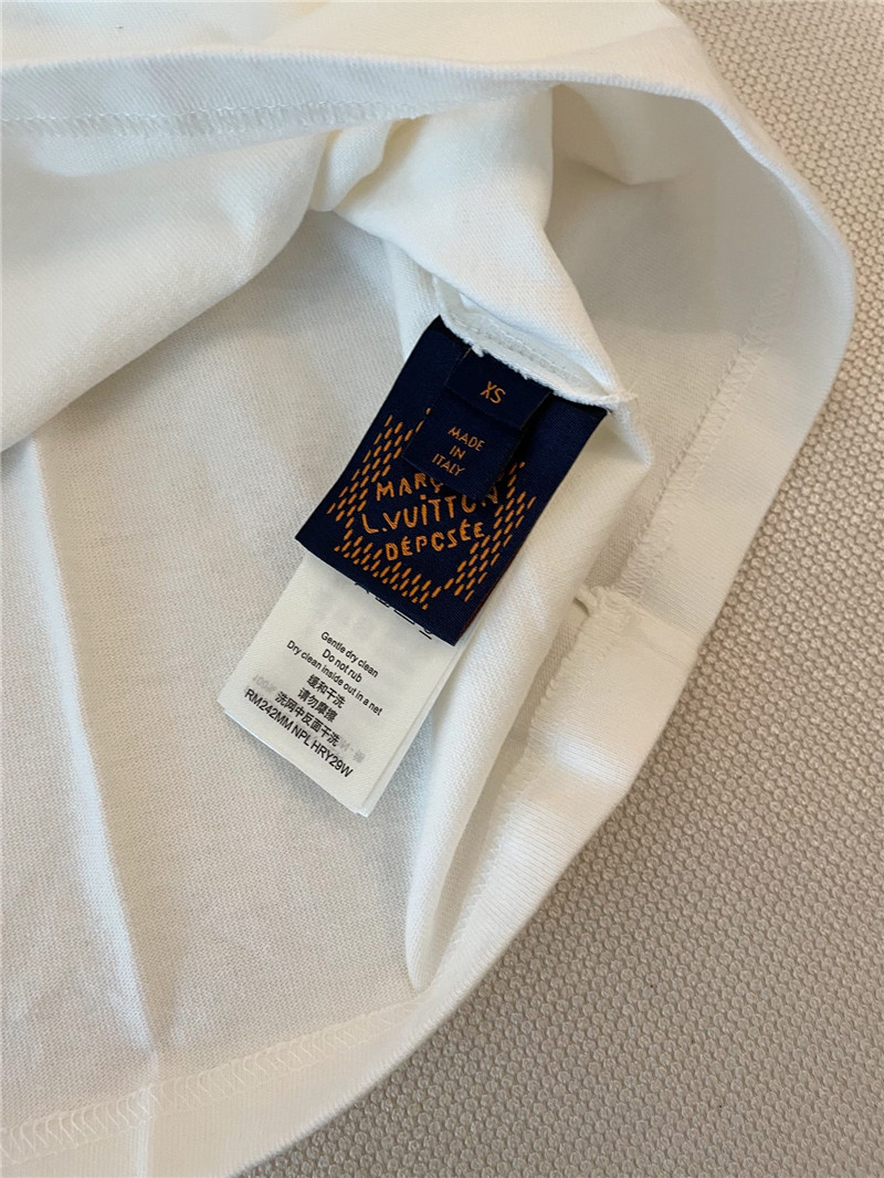 l0vis Vvtt0n lv sequins beaded t-shirt replica d&g clothing