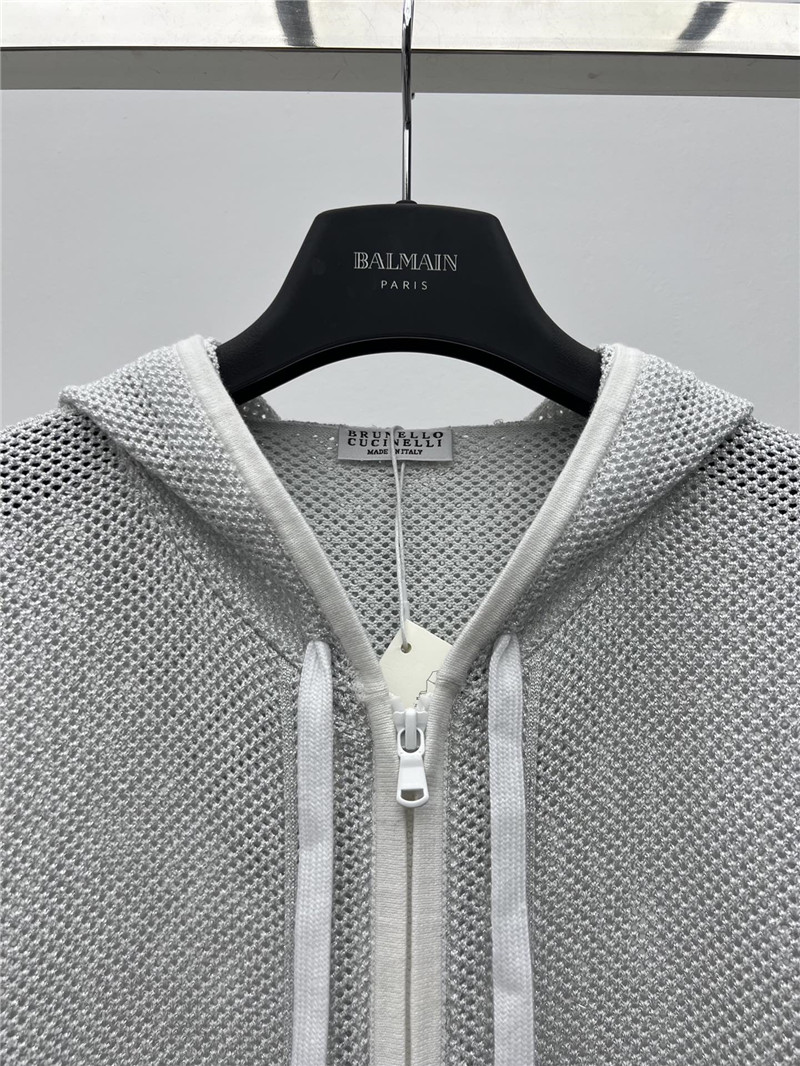 BC mesh glitter hooded cardigan replicas clothes