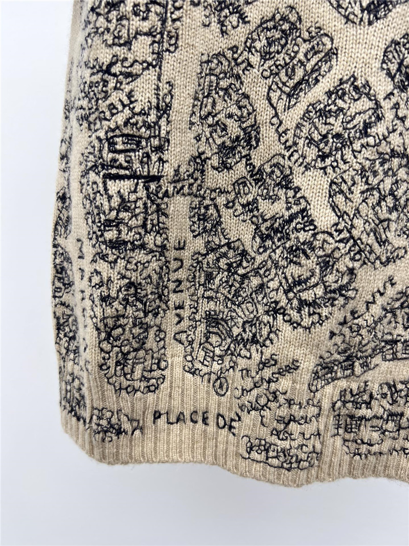 D10r paris map sweater replica d&g clothing