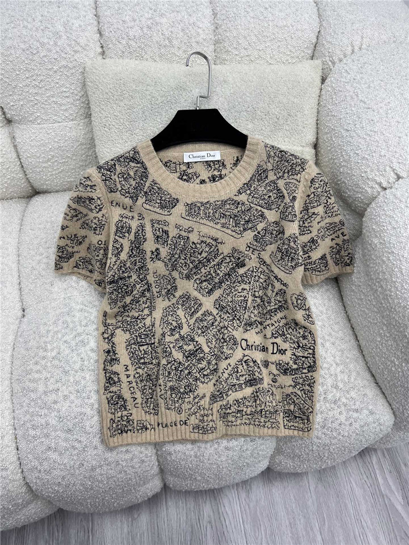 D10r paris map sweater replica d&g clothing