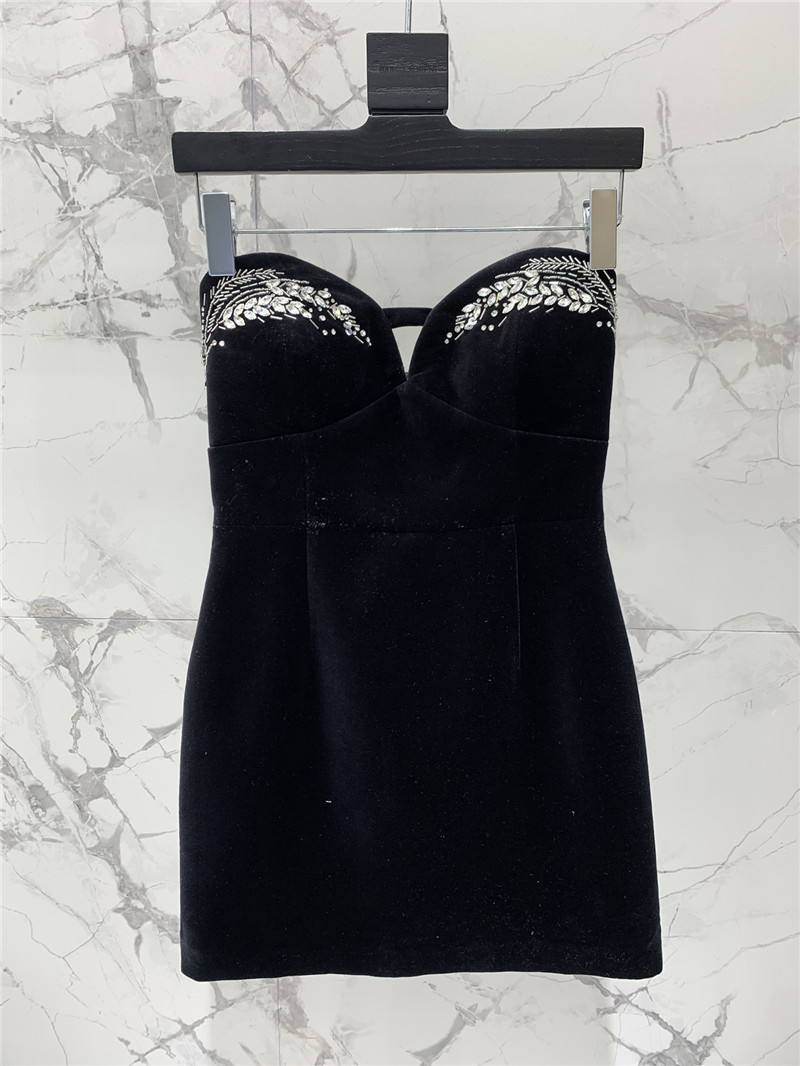 Y51 wheat velvet tube dress replica d&g clothing