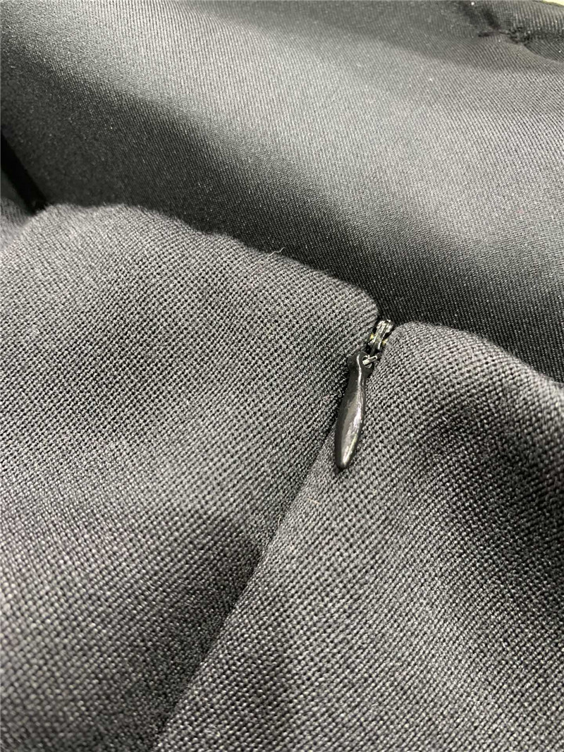 Balmain grained wool pearl tube top dress replica designer clothes