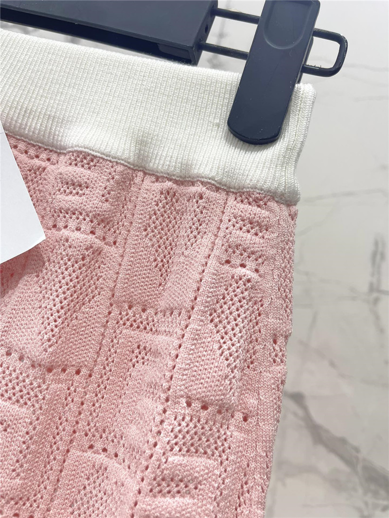 Balmain jacquard eyelet skirt replica designer clothes