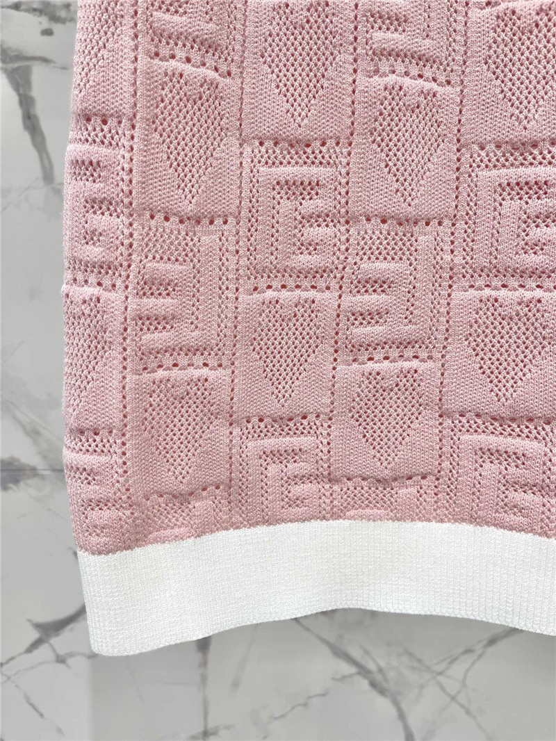 Balmain jacquard eyelet skirt replica designer clothes