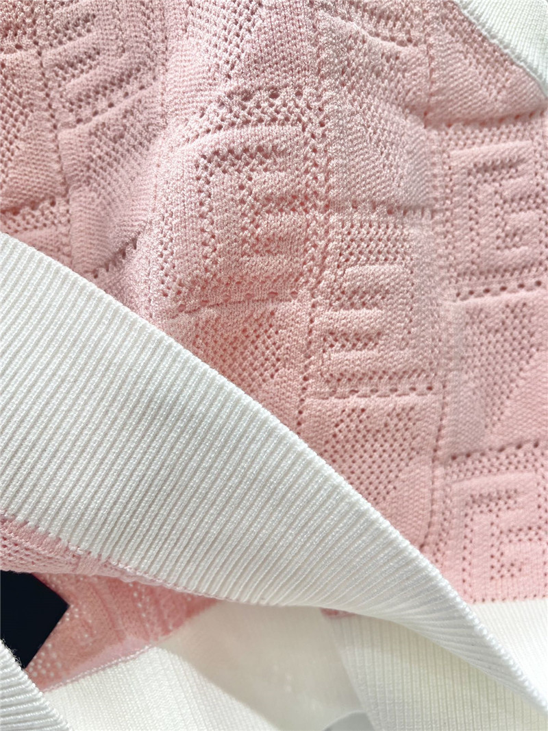 Balmain knitted jacquard hollow sleeveless vest replica clothes