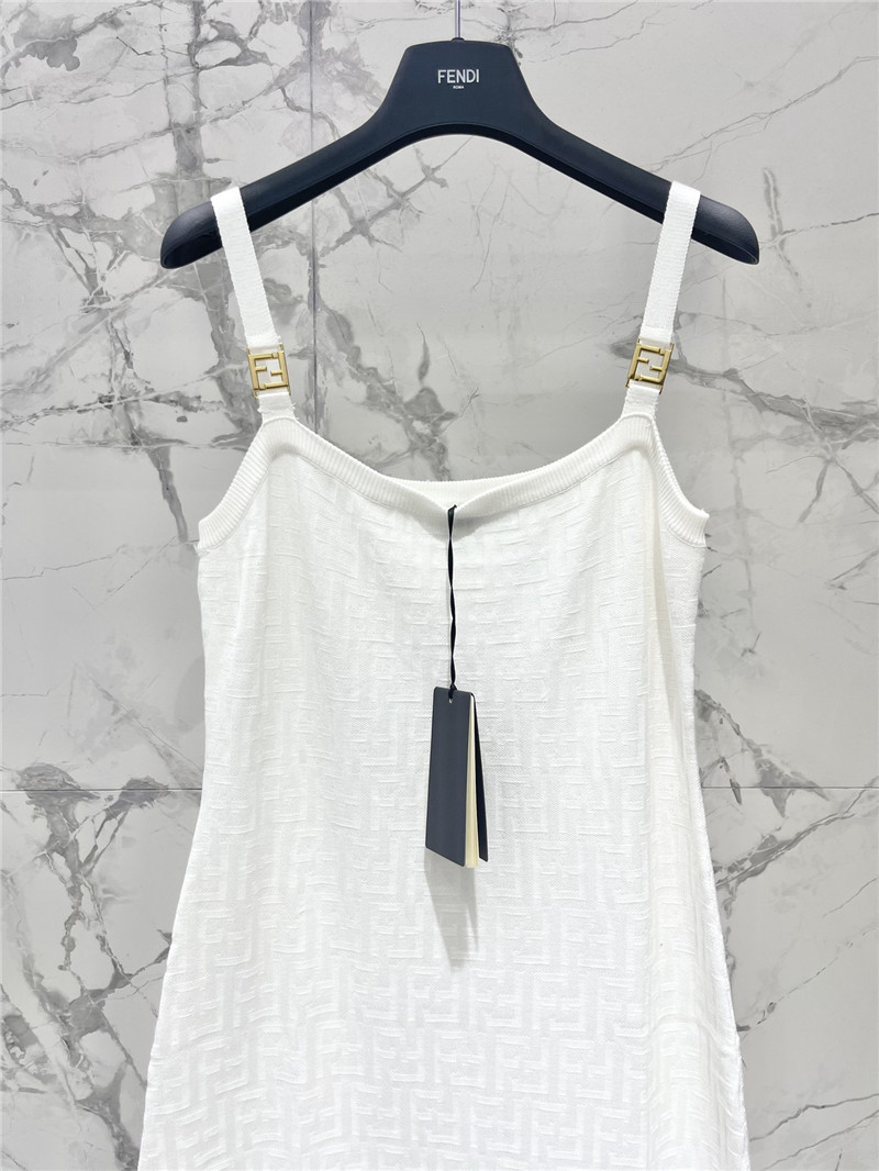 F**di jacquard knitted suspender skirt cheap replica designer clothes