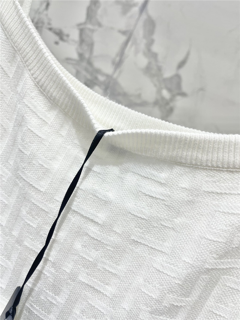 F**di jacquard knitted suspender skirt cheap replica designer clothes