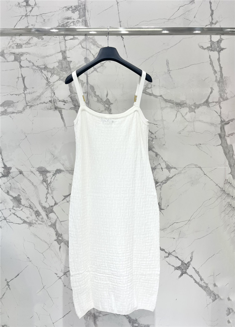 F**di jacquard knitted suspender skirt cheap replica designer clothes