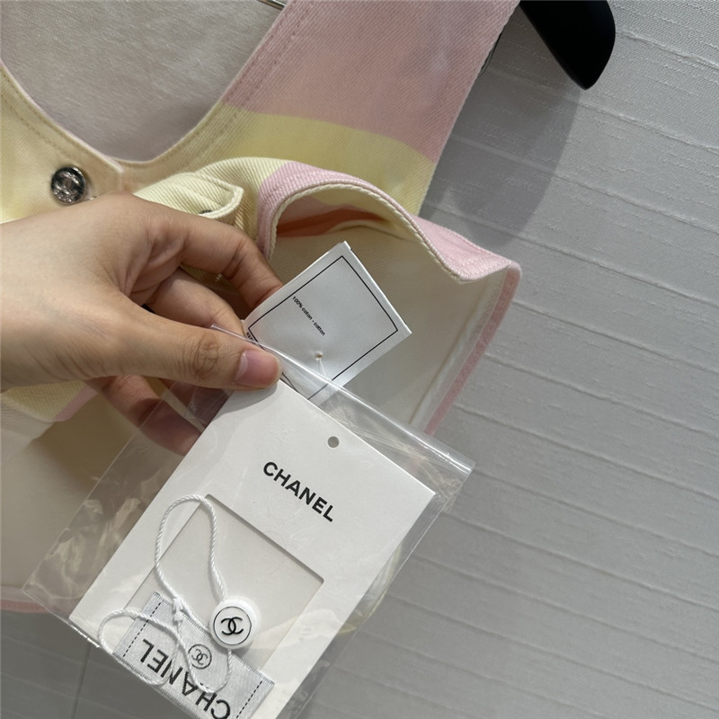 Ch**el contrast color stripe vest small jacket replica clothing sites