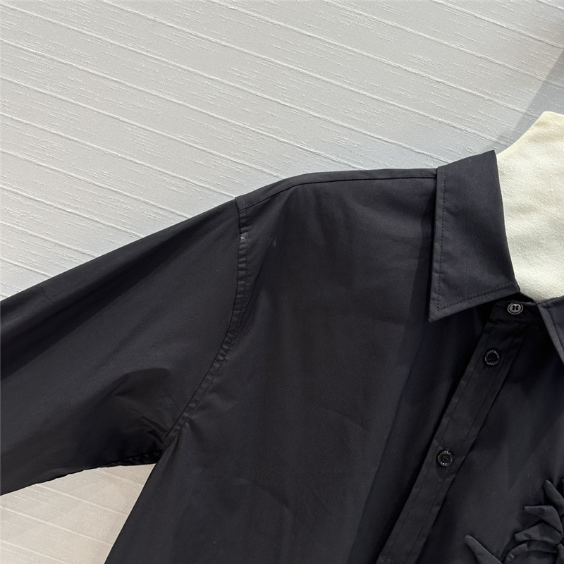 Va1e*ntin0 cotton oversized shirt replica clothing sites