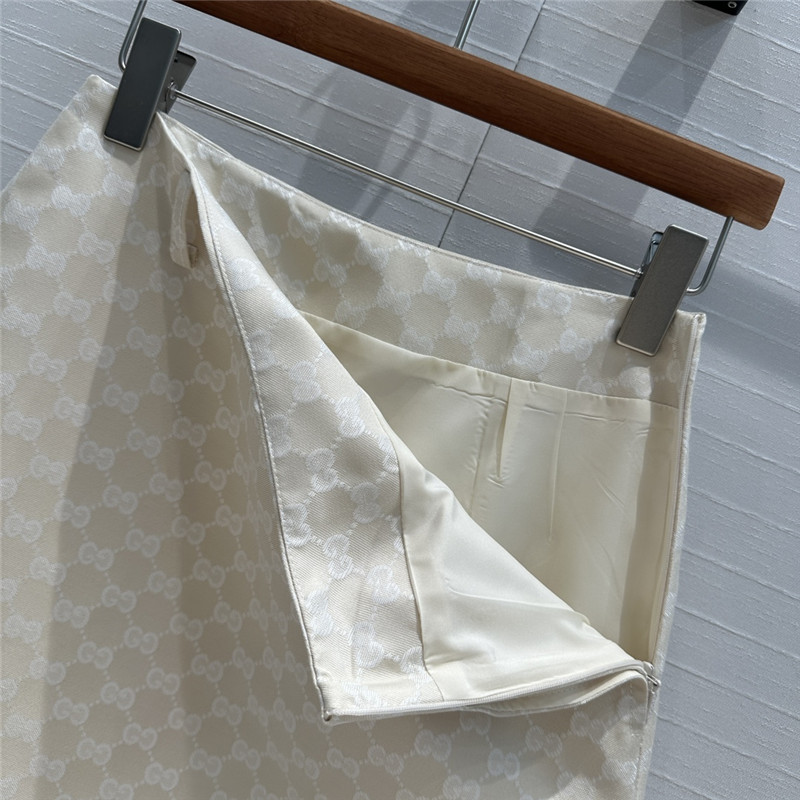 Gvc*1 old flower jacquard mid-length skirt replicas clothes